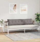 VidaXL Rugkussen Taupe 200 x 19 x 50 cm Stof