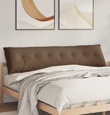 VidaXL Rugkussen Bruin 200 x 19 x 50 cm Stof