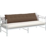 VidaXL Rugkussen Bruin 200 x 19 x 50 cm Stof