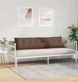 VidaXL Rugkussen Bruin 200 x 19 x 50 cm Stof