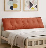 VidaXL Rugkussen Rood-oranje 180 x 50 cm Cordstof