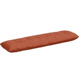 VidaXL Rugkussen Rood-oranje 180 x 50 cm Cordstof