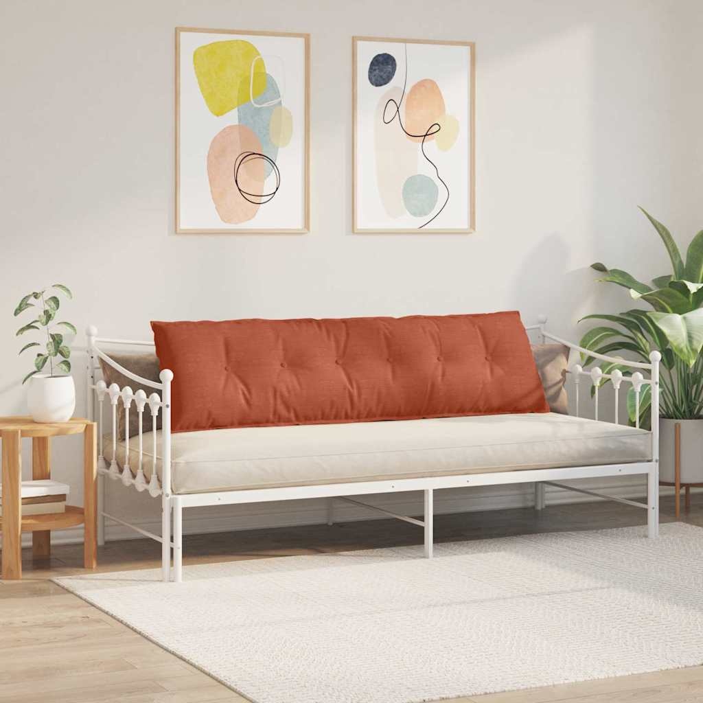 VidaXL Rugkussen Rood-oranje 180 x 50 cm Cordstof