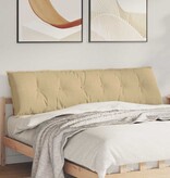 VidaXL Rugkussen Grijs groen 180 x 50 cm Cordstof