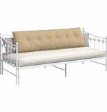 VidaXL Rugkussen Grijs groen 180 x 50 cm Cordstof