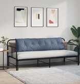 VidaXL Rugkussen Blauw 180 x 50 cm Cordstof