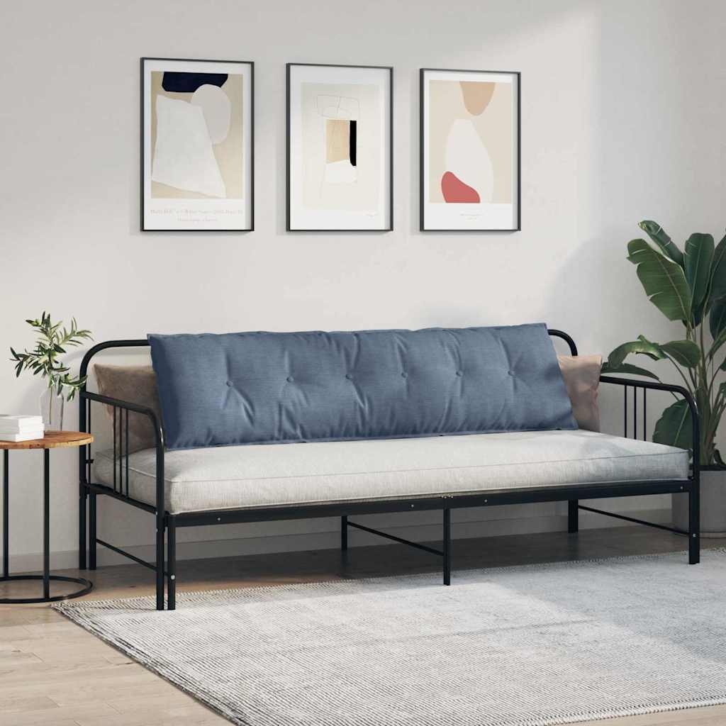 VidaXL Rugkussen Blauw 180 x 50 cm Cordstof