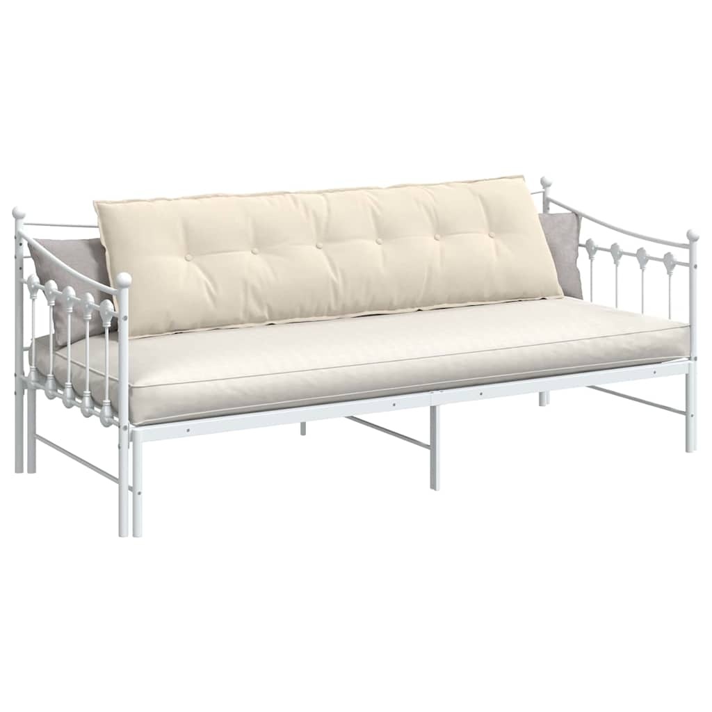 VidaXL Rugkussen Beige 180 x 50 cm Microvezel Stof