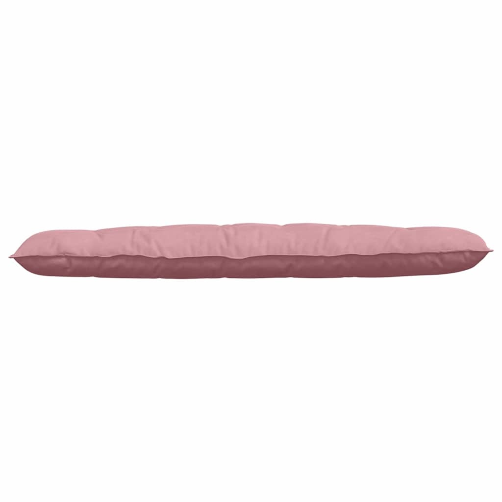 VidaXL Rugkussen Roze 180 x 50 cm Cordstof