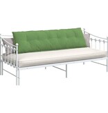 VidaXL Rugkussen Lichtgroen 180 x 50 cm Cordstof