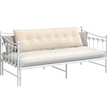 VidaXL Rugkussen Beige 160 x 50 cm Microvezel Stof