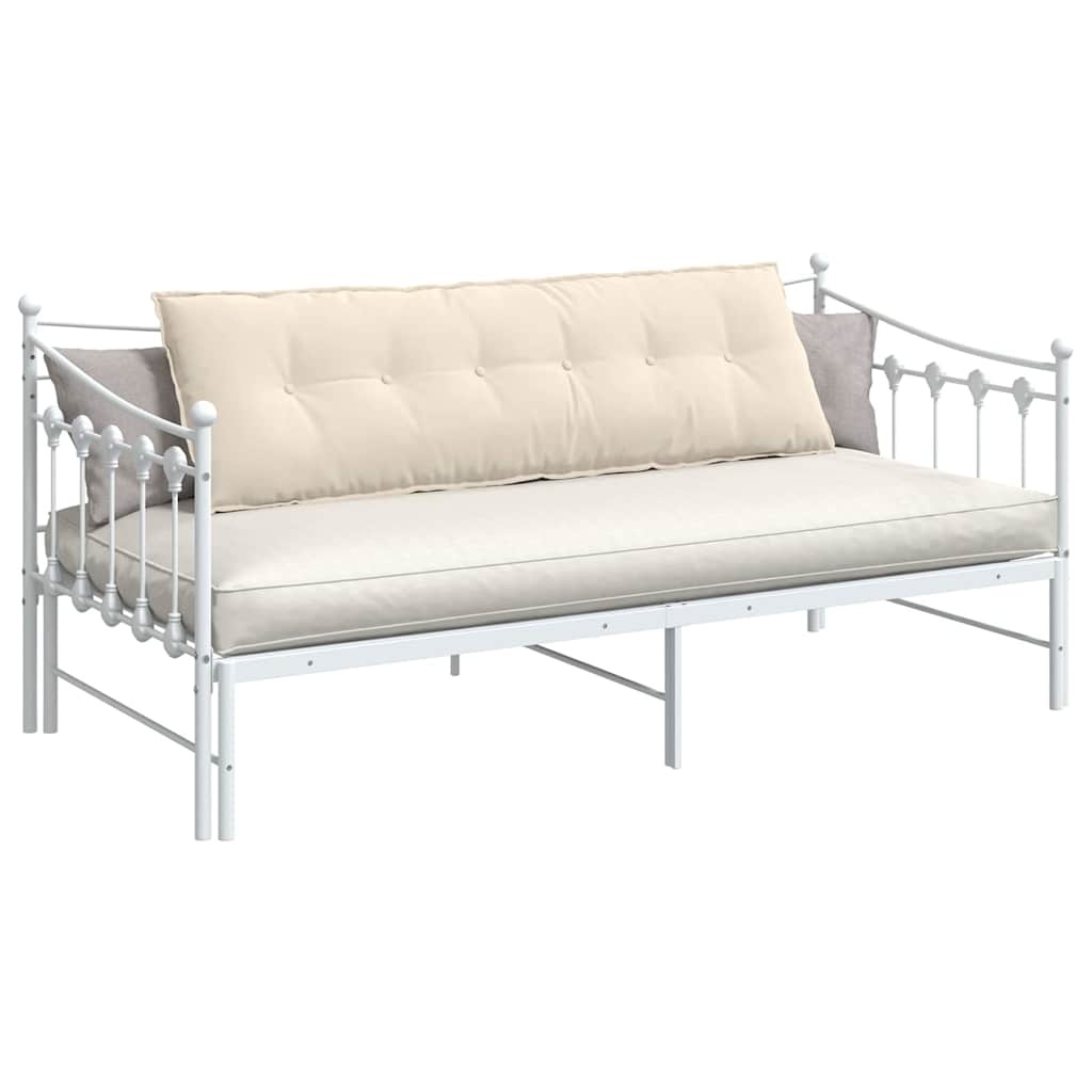 VidaXL Rugkussen Beige 160 x 50 cm Microvezel Stof