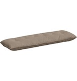 VidaXL Rugkussen Taupe 160 x 50 cm Microvezel Stof