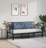 VidaXL Rugkussen Blauw 140 x 50 cm Cordstof