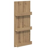 VidaXL Tijdschrift Rek Artisan Eiken 51 x 11 x 102 cm Bewerkt hout