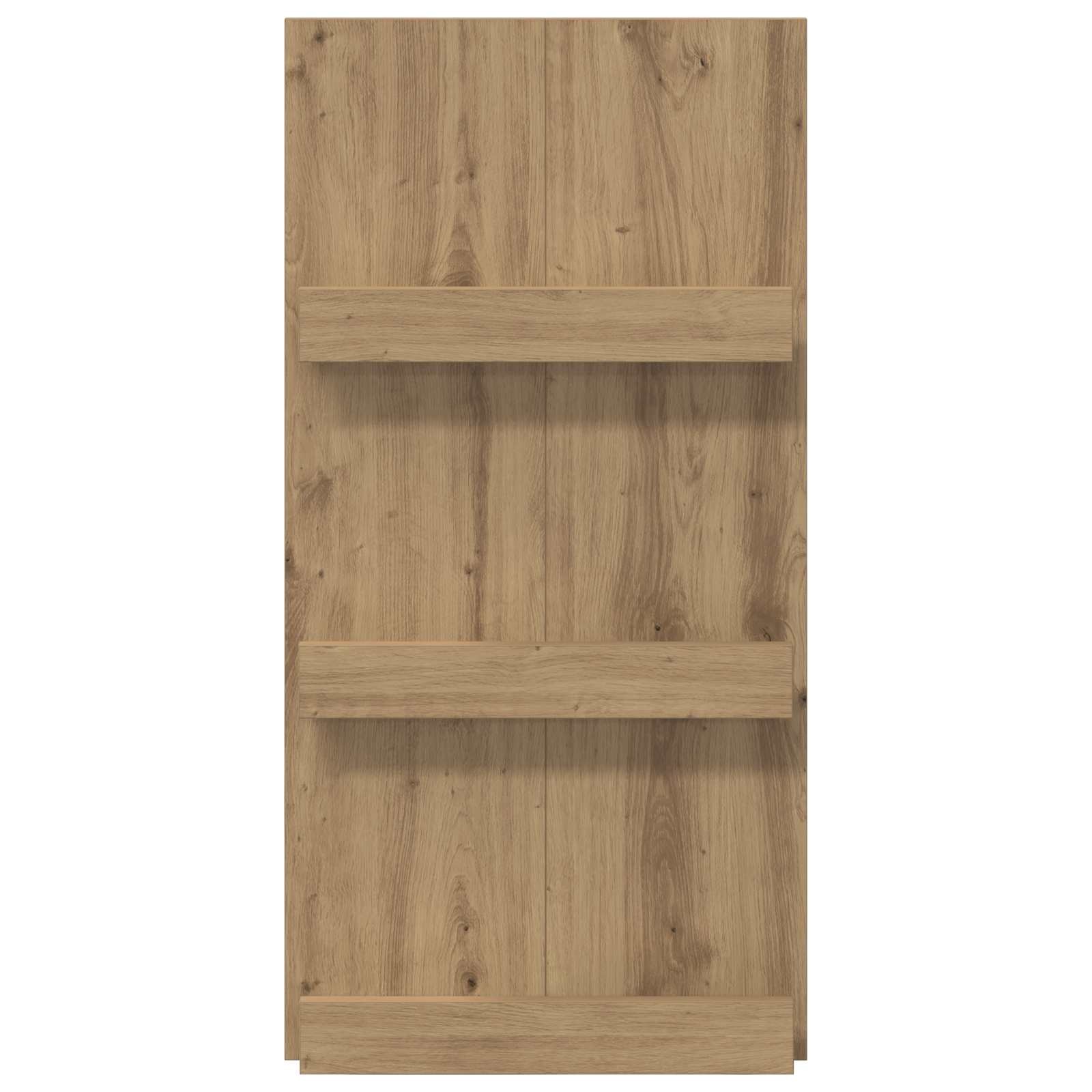 VidaXL Tijdschrift Rek Artisan Eiken 51 x 11 x 102 cm Bewerkt hout