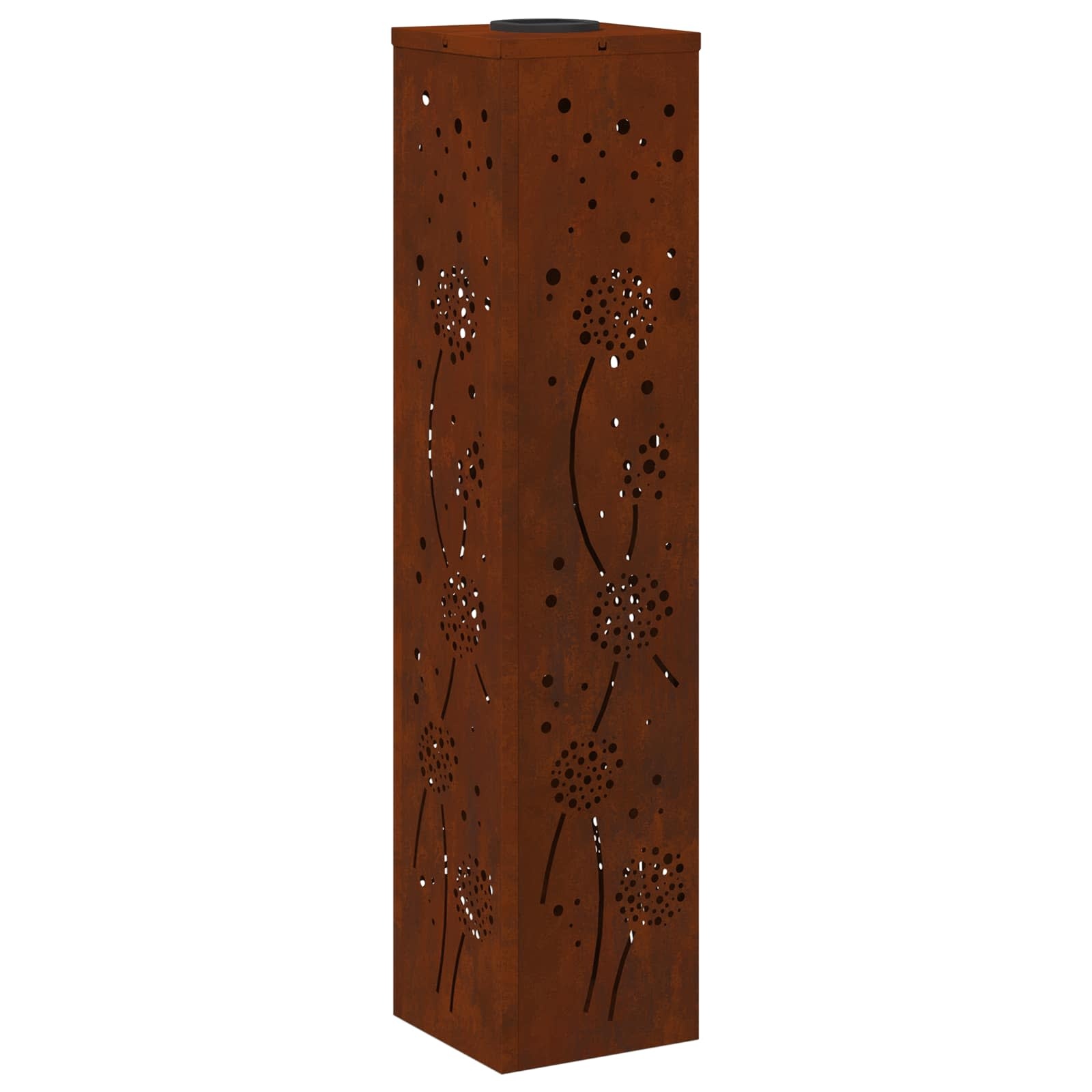 VidaXL Solar LED Pad Licht 2 pcs Cortenstaal Cortenstaal