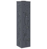 VidaXL Solar LED Pad Licht 2 pcs Antraciet Koudgewalst staal