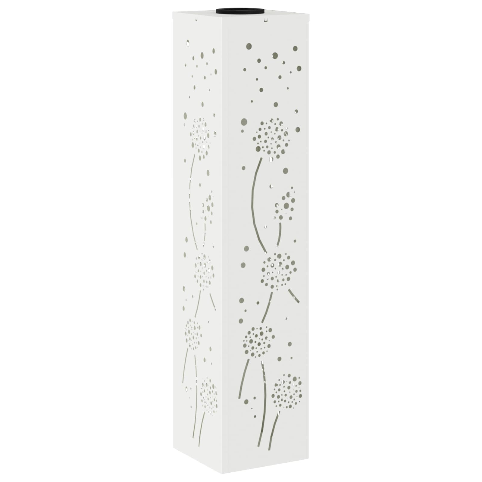 VidaXL Solar LED Pad Licht 2 pcs Wit Koudgewalst staal