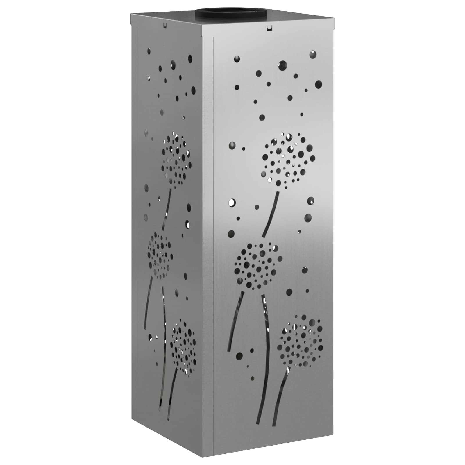 VidaXL Solar LED Pad Licht 2 pcs Gegalvaniseerd Gegalvaniseerd