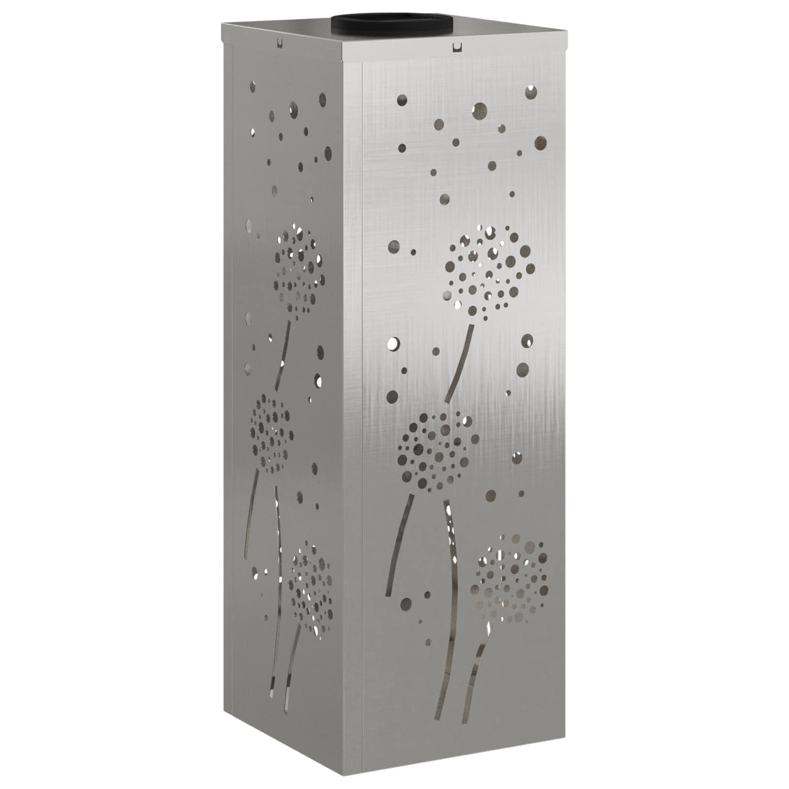 VidaXL Solar LED Pad Licht 2 pcs Roestvrij staal Roestvrij staal