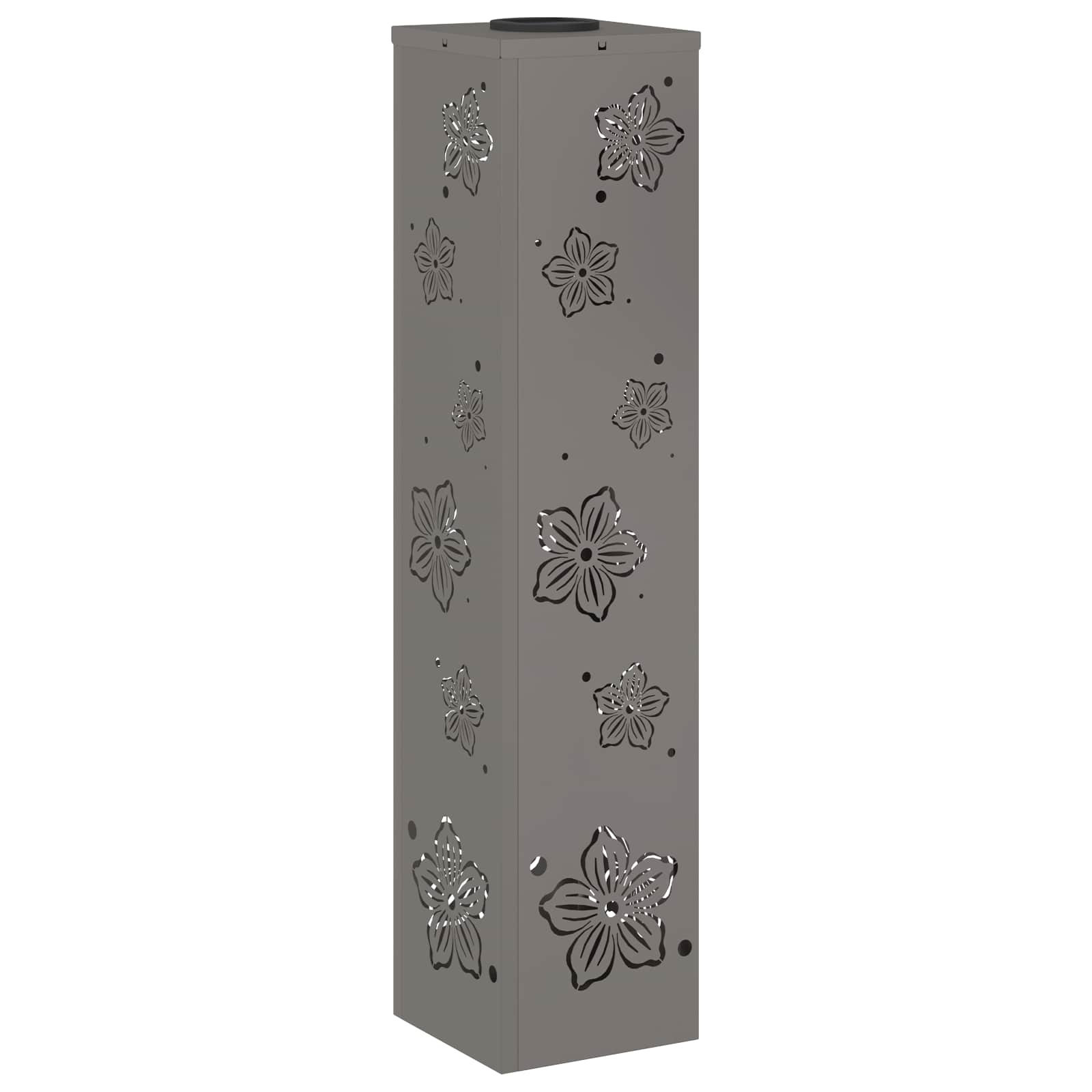 VidaXL Solar LED Pad Licht 2 pcs Cortenstaal Cortenstaal