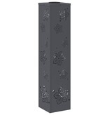 VidaXL Solar LED Pad Licht 2 pcs Antraciet Koudgewalst staal