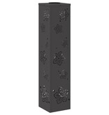 VidaXL Solar LED Pad Licht 2 pcs Zwart Koudgewalst staal