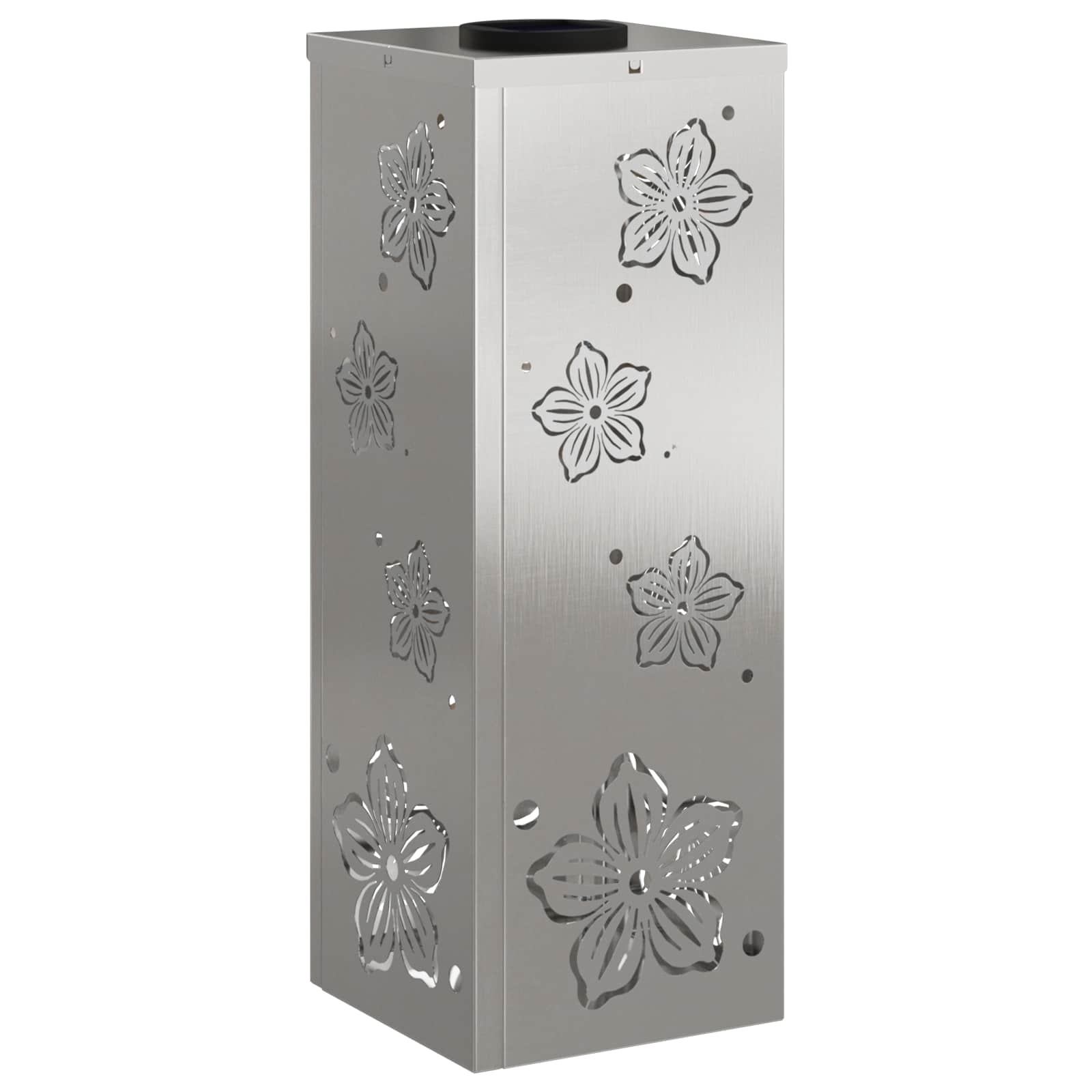 VidaXL Solar LED Pad Licht 2 pcs Roestvrij staal Roestvrij staal