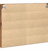 VidaXL Vitrinekast met plank Oudhout 100 x 8,5 x 75 cm Bewerkt hout