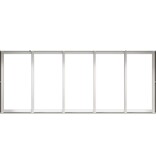 VidaXL Plantenbak 200x80x40 cm roestvrij staal