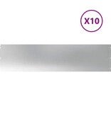 VidaXL Gazonranden 10 st 25x103 cm gegalvaniseerd staal