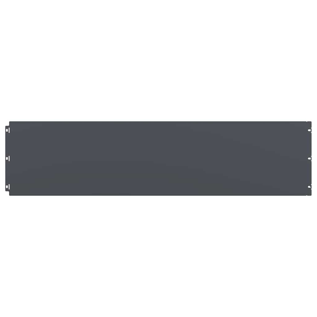 VidaXL Gazonranden 10 st 25x103 cm koudgewalst staal antraciet