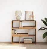 VidaXL Boekenkast / kamerscherm 100x33x94,5 cm artisanaal eikenkleurig