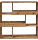 VidaXL Boekenkast / kamerscherm 100x33x94,5 cm artisanaal eikenkleurig