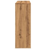 VidaXL Boekenkast / kamerscherm 100x33x94,5 cm artisanaal eikenkleurig