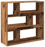 VidaXL Boekenkast / kamerscherm 100x33x94,5 cm oud houtkleurig