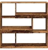 VidaXL Boekenkast / kamerscherm 100x33x94,5 cm oud houtkleurig