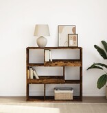 VidaXL Boekenkast / kamerscherm 100x33x94,5 cm gerookt eikenkleurig