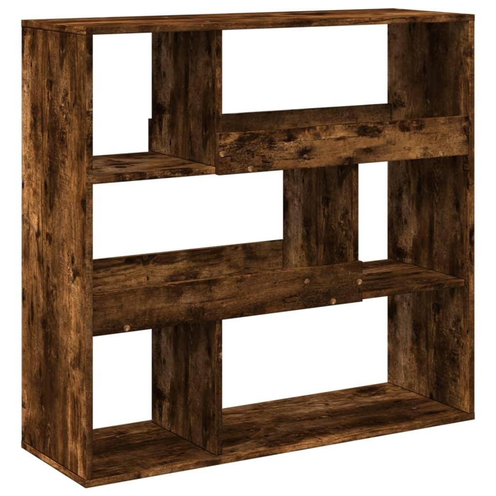 VidaXL Boekenkast / kamerscherm 100x33x94,5 cm gerookt eikenkleurig