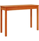 VidaXL Wandkast 110x40x75 cm massief grenenhout wasbruin