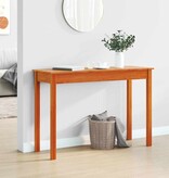 VidaXL Wandkast 110x40x75 cm massief grenenhout wasbruin