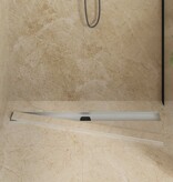 VidaXL Doucheafvoer 2-in-1 met 360° Sifon Zilver 100 cm