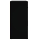 VidaXL Dressoir 80x33x70 cm bewerkt hout zwart