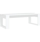 VidaXL Salontafel 110x50x35 cm bewerkt hout wit