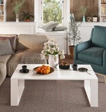 VidaXL Salontafel 110x50x35 cm bewerkt hout wit