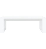 VidaXL Salontafel 110x50x35 cm bewerkt hout wit