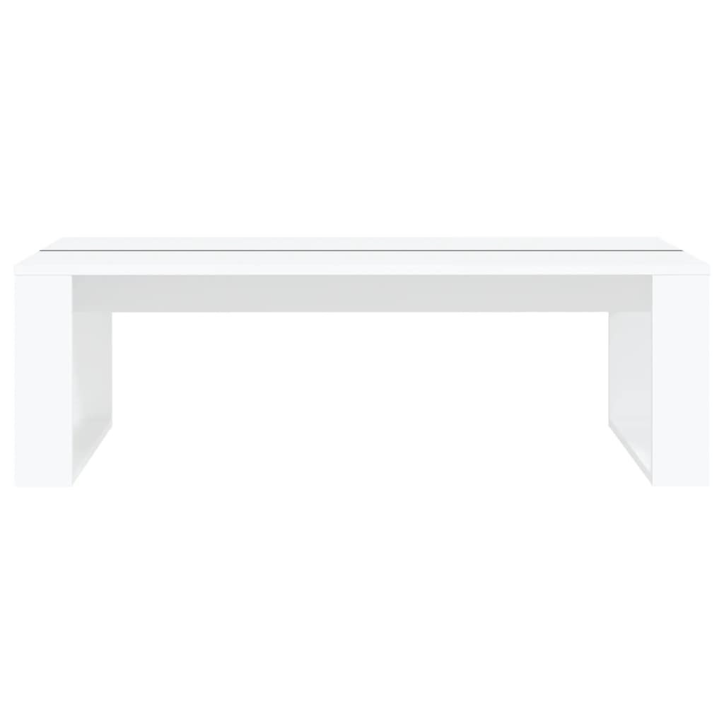 VidaXL Salontafel 110x50x35 cm bewerkt hout wit