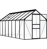 VidaXL Tuinkas 8,17 m³ aluminium antracietkleurig