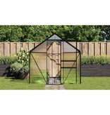 VidaXL Tuinkas 8,17 m³ aluminium antracietkleurig